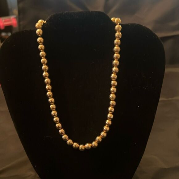 Park Lane vintage gold tone beaded necklace looks expensive EVC - Picture 3 of 6